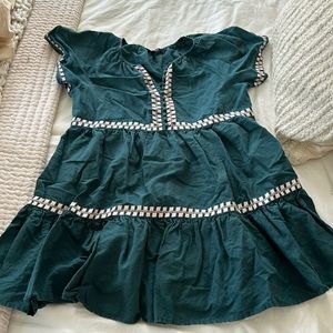 Madewell embroidered dress